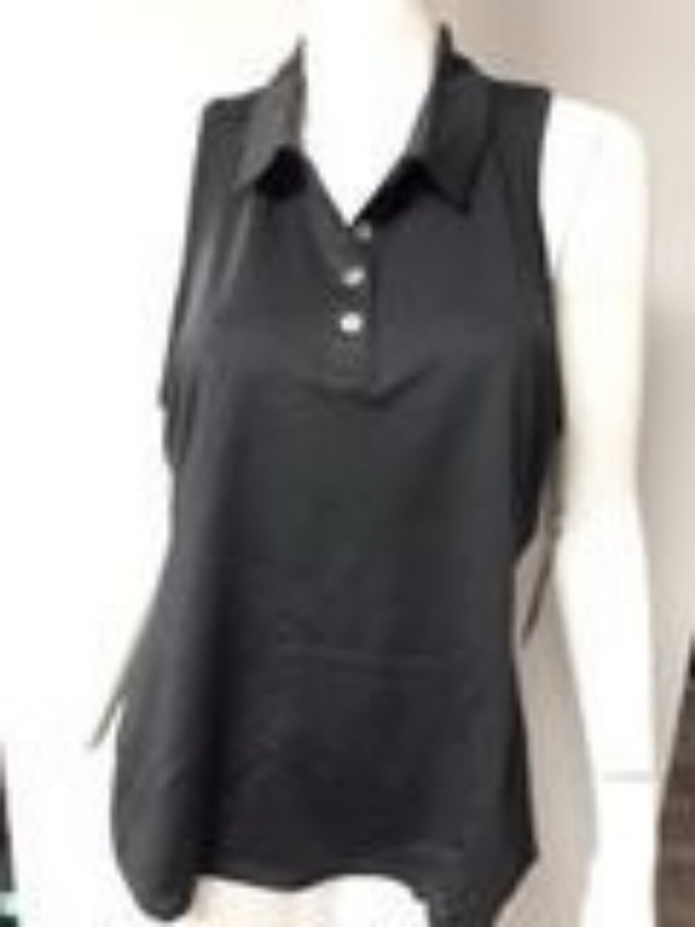 Taylor Jordan Women's Golf Tank Top Shirt Black Size M NEW WITH TAGS!